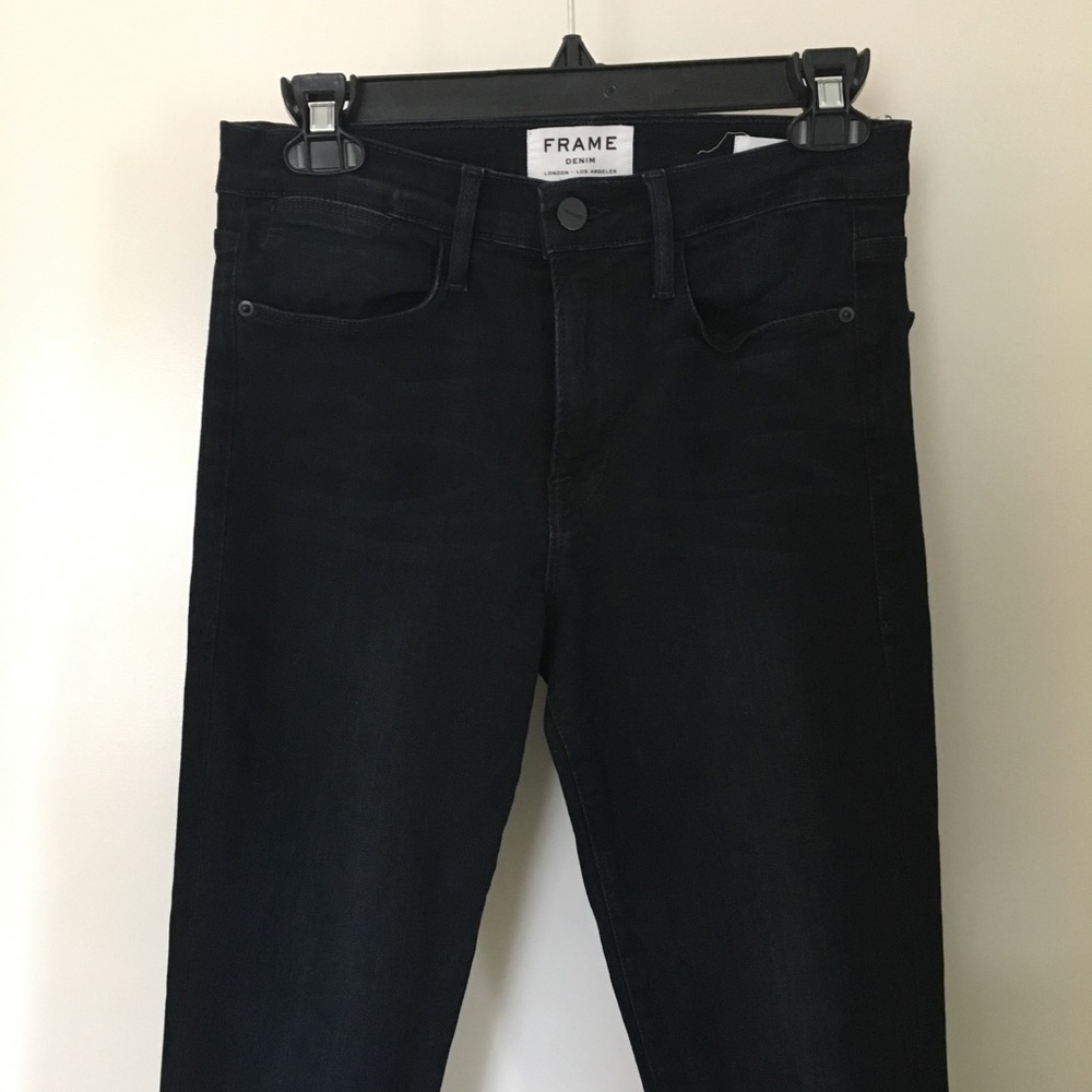 Frame Le High Distressed Skinny Jean